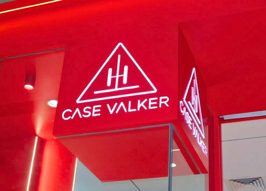 Case Valker retail store sign, the Malaysian brand behind these waterproof dry bags
